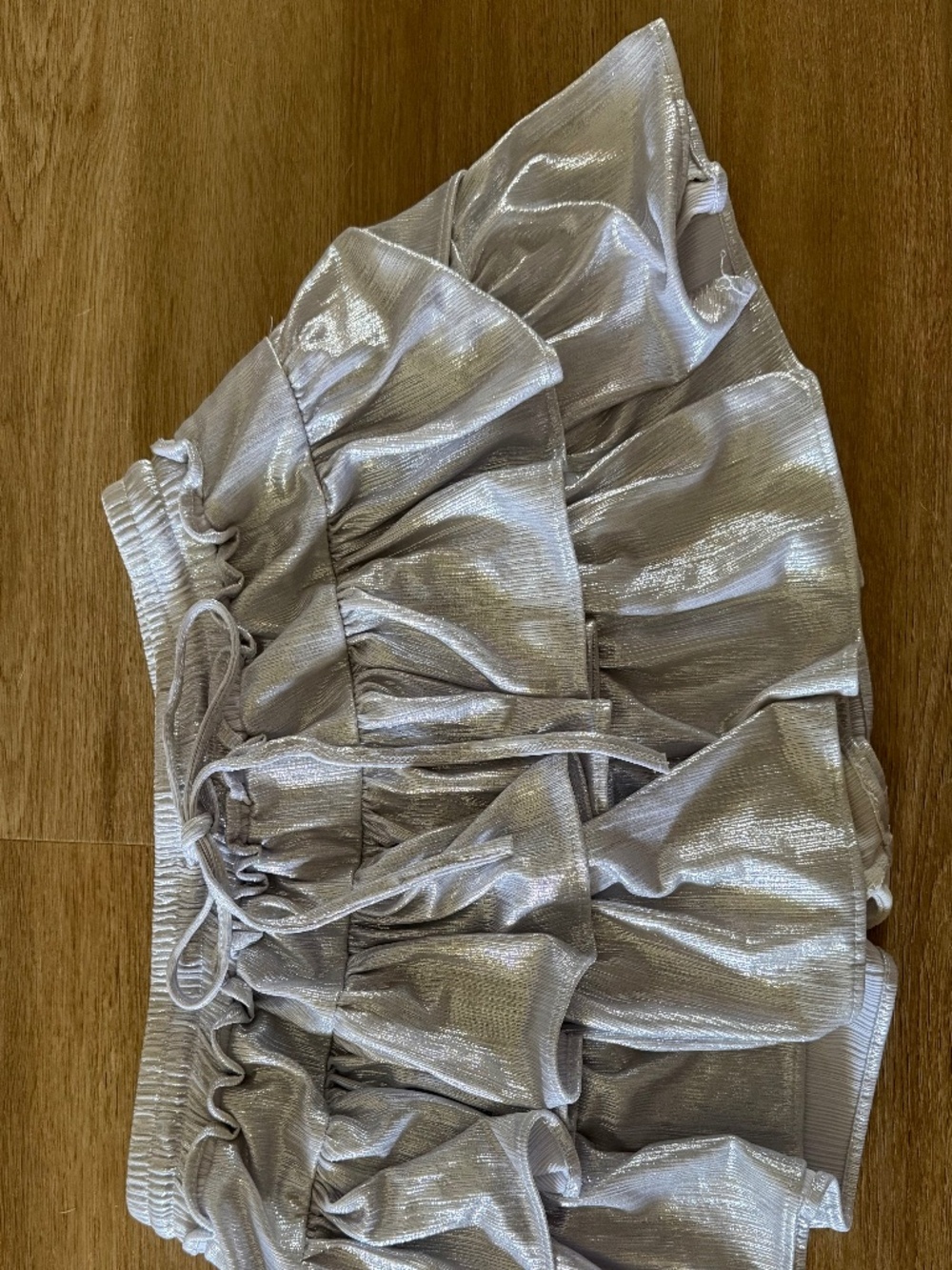 Blue Buttercup silver skirt (size small)